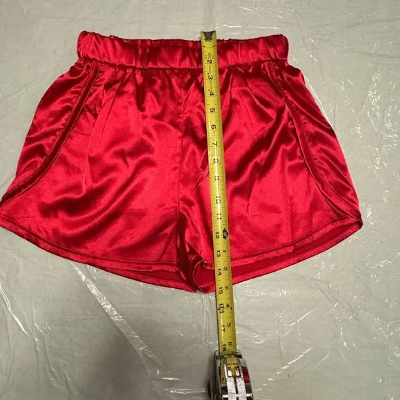 NWOT Pajama Short Set Color Red Size Small - Picture 8 of 12